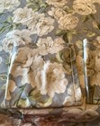 6 Piece Hotel Collection Serena Gray Floral Duvet Set King  5 Shams 