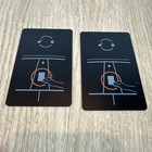 2 X Oem 2017-2025 Tesla Model 3 Y S X Cybertruck Key Card  worn