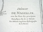 1780 Bonne Antique Map Of Detroit De Magellan Strait Chile Argentina
