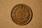  1861-1865  Civil War Token- The Federal Union  Army   Navy- Ef au