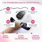 Led Uv Nail Lamp 66 Leds Gel Polish Dryer Curing Light Manicure Salon Device