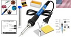 60w Adjustable Temperature 5-in-1 Soldering Iron Kit For Diy Electronics Repair
