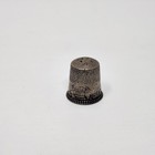 Vintage Sterling Silver Thimble By Waite Thresher - Water Town Scene   9