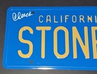 Cheech And Chong Signed Autographed Stoner License Plate Jsa Coa 