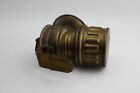Antique Guy   s Dropper Carbide Coal Miners Brass Hat Lamp Lantern Dent