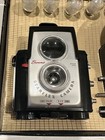 Vintage 1960s Kodak Brownie Starflex Outfit 25l Camera W flash In Original Box
