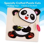 8 Pack Wooden Animal Puzzles For Kids Ages 3-5  8 Pieces  Puzzle Set