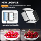 Led Video Light Kit With Phone Holder   Barndoor  2800-7000k Dimmable Studio Lig