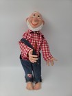 Vtg 1960s Mountain Dew Willy Hillbilly 18  Advertising Doll Mascot Rare As-is