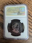 2023 1 Oz Canada Maple Leaf Super Incuse Black Rhodium 9999 Fine Silver Coin