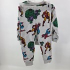 Marvel Superhero 2 Piece Boy Set Size 3t Pant Sleeve Sweatshirt Iron Man Hulk