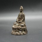 Chinese Tibet Buddha Bronze Statue Old Copper Guanyin Statue