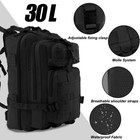 30l Outdoor Hiking Military Tactical Backpack Camping Rucksack Trekking Bag Us