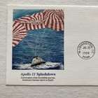 Apollo 11 Splashdown 25th Anniversary First Day Cover 7-20-94 Fleetwood Cachet