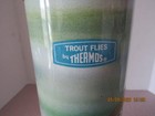 Rare Vtg Trout Flies Fishing Thermos 1963 King Seeley Red Cap Retro