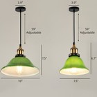 Vintage Glass Pendant Lamp Modern Industrial Ceiling Light Fixture For Kitchen