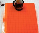 110 Mosaic Tiles 1 2  Sunkist Orange Transparent Stained Glass Stunning 