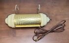 Vtg 1950 s Metal plastic Cylinder Headboard Electric Reading Task Lamp Light