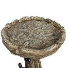 Outdoor Sculpture With Truck Stream     Decorative Birdbath For Home