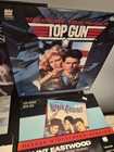 Vtg Lot 10 Laserdiscs Top Gun Speed  Robin Hood  Naked Gun 2 1 2