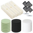 Fx4 Canister Filter Media Replacement Kit Carbon Foam Pads For Aquarium