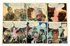 Chuck Miller Signed Original Comic Strip Art Hand Drawn Guy Shot With A  45 Gun