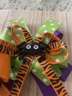 Halloween Girls Hair Bows 2 Total No Tag     New