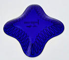 Scarce 1960 s Tropicana Hotel Casino Glass Blue gold Ashtray Las Vegas Nv Mint