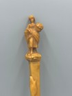 Antique Celluloid Hand Carved Figural Magnifying Glass  Harvest Goddess Handle