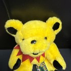 Yellow Grateful Dead 12  Jointed Dancing Bear Vintage 90 s By Liquid Blue W tag
