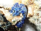 Killer  Azurite Bladed Crystals Pontiac Mine Virgilina Dist  Halifax Co Virginia