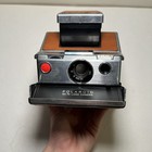 Vintage Polaroid Sx-70 Land Camera Original Chrome Leather Folding Slr W  Case