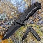 8  Tactical Survival Spring Assisted Open Pocket Multitool Knife Edc Fixed Blade