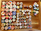 Huge Lot Of  Vintage Sewing Thread Spools Wooden Belding Dyno Clarks Talon Usa