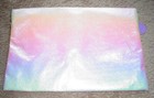 New Ipsy Glam Bag  bag Only  Iridescent With Purple Zipper 7  X 5 