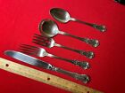 Sterling 5 Piece Place Setting Old Master Pattern  1942  By Towle Silver No Mono