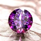 2 Ct Certified Loose  Diamond Round Purples Color Cut D Grade Vvs1  1 Free Gift