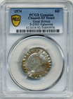 1574 Great Britain 6 Pence  Elizabeth I  S-2563 - Pcgs Ef Detail
