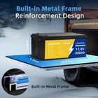 Deep Cycle 12v 300ah Lifepo4 Lithium Battery With Bms For Boat Off-grid Rv Solar