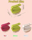 Vegetable Scrubber Brush- 2 Pack Fruit And Green white