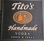 Tito   s Handmade Vodka 12x12  Bar Mat   Rubber