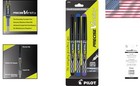 Disposable Fountain Pens - Vibrant Ink Colors  Medium Steel Nib  3-count