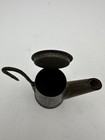 Antique Unmarked Early Tin Miners Wick Lamp Teapot