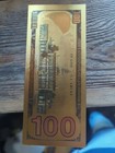 Gold Back  Hundred Dollar Bill  999 Fine Gold 1 1000