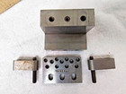 1-2-3 Fixture Block Angle Plate W  Toe Clamps    -16 Tapped     Toolmaker Made