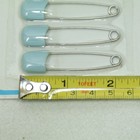Vintage Sur-lock Cloth Diaper Safety Pins Blue  4-pack  Baby Shower Gift Nos Usa