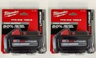 2 Pack For  M18 Milwaukee 48-11-1865 6 0 Ah Batteries 18v Xc 18 Volt High Output