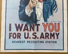 1975 I Want You For Us Army Uncle Sam Poster James Montgomery Flagg Vietnam Era