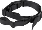3-point Tactical Rifle Sling Adjustable Strap Quick-release For Heavy-duty Black