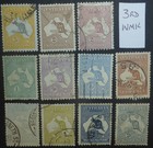 Kangaroos  Very Good  3rd  Sml Mltpl   Cofa  Wmks Short Sets To 5 - Yellow black